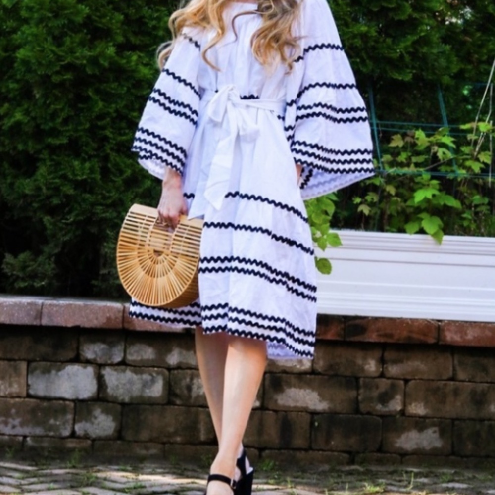 Adorable Ric Rac Flare Dress Lisa Marie Fernandez - Picture 4 of 9